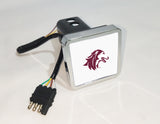 Southern Illinois Salukis NCAA Hitch Cover LED Brake Light for Trailer