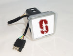 Stanford Cardinal NCAA Hitch Cover LED Brake Light for Trailer