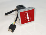Stanford Cardinal NCAA Hitch Cover LED Brake Light for Trailer