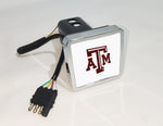 Texas A&M Aggies NCAA Hitch Cover LED Brake Light for Trailer