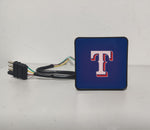Texas Rangers MLB Hitch Cover LED Brake Light for Trailer