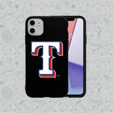 Phone Case Rubber Plastic MLB-Texas Rangers Print