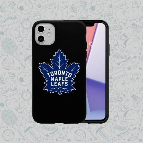 Phone Case Rubber Plastic NHL-Toronto Maple Leafs Print