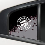 Toronto Raptors NBA Rear Side Quarter Window Vinyl Decal Stickers Fits Dodge Charger