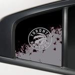 Toronto Raptors NBA Rear Side Quarter Window Vinyl Decal Stickers Fits Dodge Charger