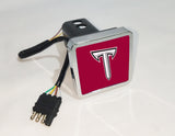 Troy Trojans NCAA Hitch Cover LED Brake Light for Trailer