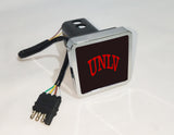 UNLV Runnin' Rebels NCAA Hitch Cover LED Brake Light for Trailer