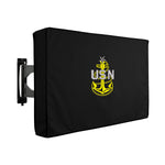 US Navy Logo w Anchor Military Outdoor TV Cover Heavy Duty