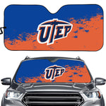 UTEP Miners NCAA Car Windshield Sun Shade Universal Fit Sunshade