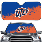 UTEP Miners NCAA Car Windshield Sun Shade Universal Fit Sunshade