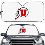 Utah Runnin' Utes NCAA Car Windshield Sun Shade Universal Fit Sunshade