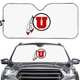 Utah Runnin' Utes NCAA Car Windshield Sun Shade Universal Fit Sunshade