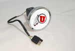 Utah Runnin' Utes NCAA Hitch Cover LED Brake Light for Trailer