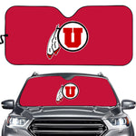 Utah Runnin' Utes NCAA Car Windshield Sun Shade Universal Fit Sunshade