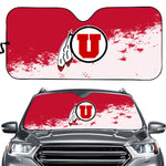 Utah Runnin' Utes NCAA Car Windshield Sun Shade Universal Fit Sunshade