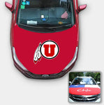 Utah Runnin' Utes NCAA Car Auto Hood Engine Cover Protector