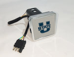 Utah State Aggies NCAA Hitch Cover LED Brake Light for Trailer