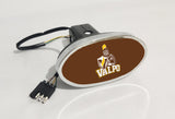 Valparaiso Crusaders NCAA Hitch Cover LED Brake Light for Trailer
