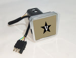 Vanderbilt Commodores NCAA Hitch Cover LED Brake Light for Trailer