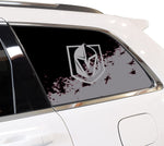 Vegas Golden Knights NHL Rear Side Quarter Window Vinyl Decal Stickers Fits Jeep Grand