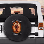 Vietnam Veteran Military Spare Tire Cover