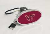 Virginia Tech Hokies NCAA Hitch Cover LED Brake Light for Trailer