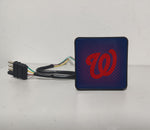 Washington Nationals MLB Hitch Cover LED Brake Light for Trailer
