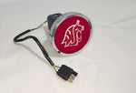 Washington State Cougars NCAA Hitch Cover LED Brake Light for Trailer