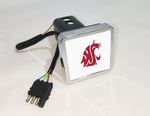 Washington State Cougars NCAA Hitch Cover LED Brake Light for Trailer