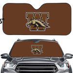Western Michigan Broncos NCAA Car Windshield Sun Shade Universal Fit Sunshade