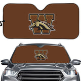 Western Michigan Broncos NCAA Car Windshield Sun Shade Universal Fit Sunshade