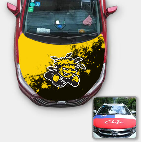 Wichita State Shockers NCAA Car Auto Hood Engine Cover Protector