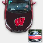 Wisconsin Badgers NCAA Car Auto Hood Engine Cover Protector