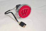 Wisconsin Badgers NCAA Hitch Cover LED Brake Light for Trailer