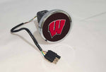 Wisconsin Badgers NCAA Hitch Cover LED Brake Light for Trailer